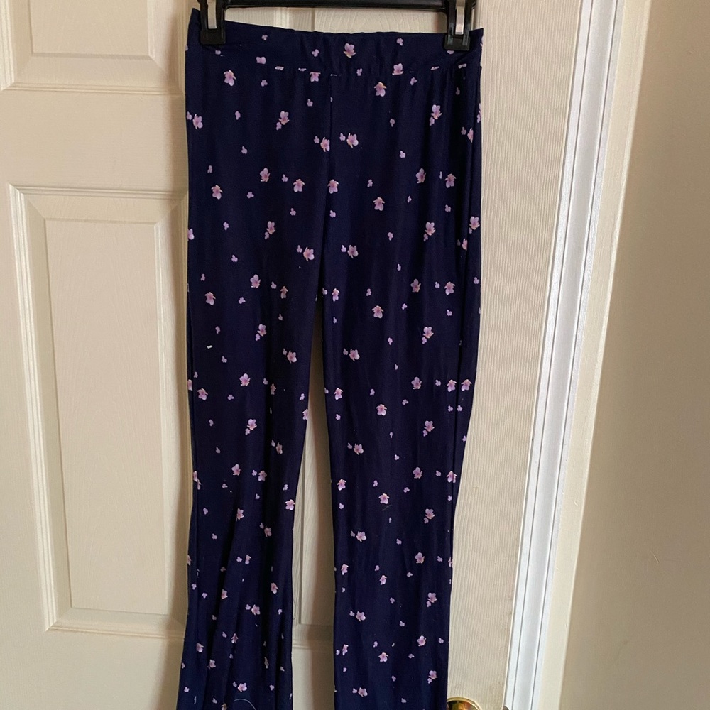 floral flare pants